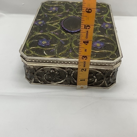 Godinger Silverplated Jewelry Box Upcycle - Picture 9 of 11
